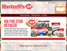 Tablet Screenshot of hartzellsigawarren.com